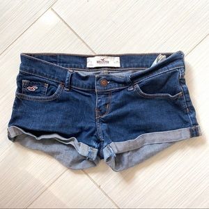 hollister denim shorts